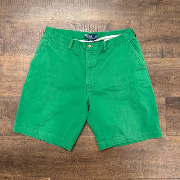 Polo Ralph Lauren Other - Polo Ralph Lauren Prospect Shorts Mens 36 Kelly Green Chino Preppy Cotton Twill